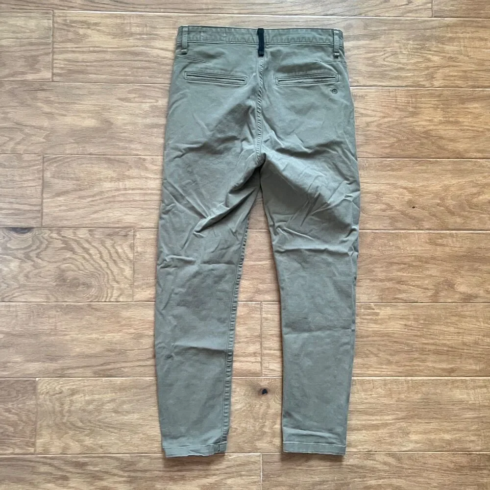 Rag & Bone Mid Rise Chino Men's Size 28 Army Green
